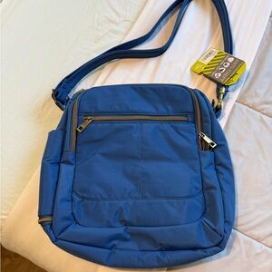 NWT Travelon Blue Crossbody Bag